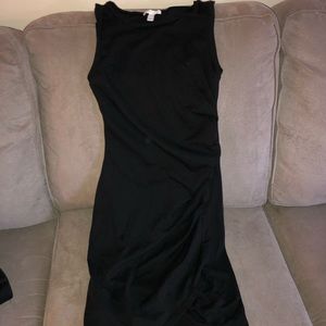 Black bodycon dress